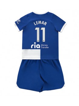 Atletico Madrid Thomas Lemar #11 Dječji Gostujuci Dres kompleti 2023-24 Kratak Rukavima (+ kratke hlače)